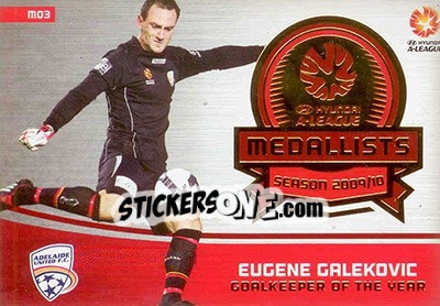 Sticker Eugene Galekovic - SE Products Australian A-League 2013-2014 - NO EDITOR