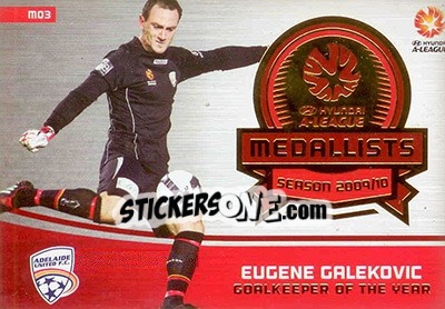 Cromo Eugene Galekovic - SE Products Australian A-League 2013-2014 - NO EDITOR