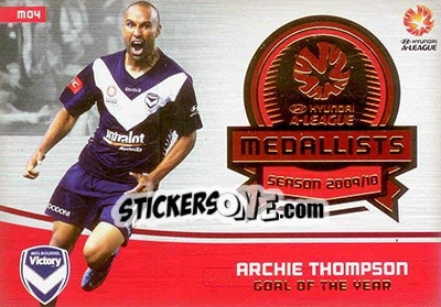 Sticker Archie Thompson - SE Products Australian A-League 2013-2014 n. M4 - NO EDITOR