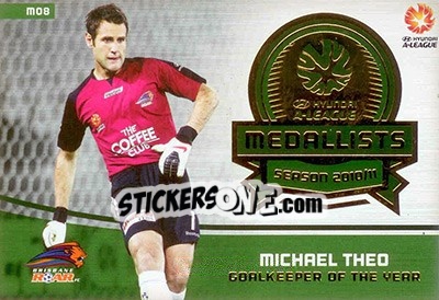 Sticker Michael Theo - SE Products Australian A-League 2013-2014 - NO EDITOR