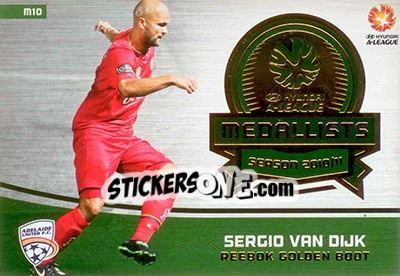 Cromo Sergio Van Dijk - SE Products Australian A-League 2013-2014 - NO EDITOR