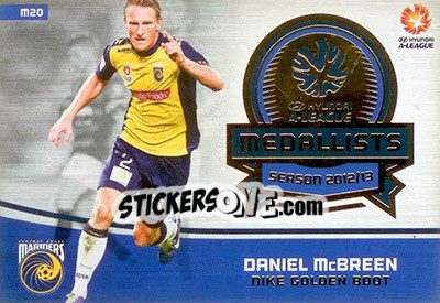 Cromo Daniel McBreen - SE Products Australian A-League 2013-2014 - NO EDITOR