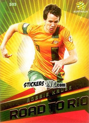 Sticker Robbie Kruse - SE Products Australian A-League 2013-2014 - NO EDITOR