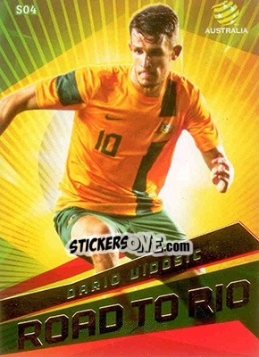 Sticker Dario Vidosic - SE Products Australian A-League 2013-2014 - NO EDITOR