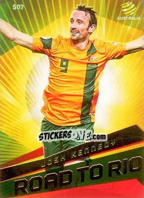 Sticker Josh Kennedy - SE Products Australian A-League 2013-2014 - NO EDITOR