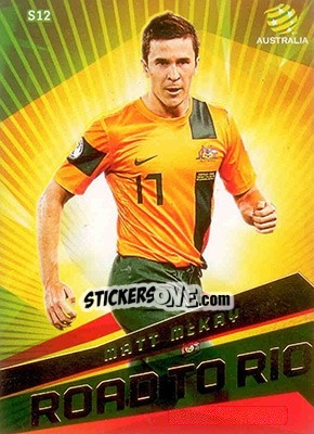 Sticker Matt McKay - SE Products Australian A-League 2013-2014 - NO EDITOR