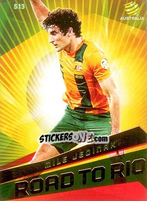 Sticker Mile Jedinak - SE Products Australian A-League 2013-2014 n. S13 - NO EDITOR