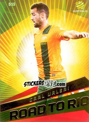 Sticker Carl Valeri - SE Products Australian A-League 2013-2014 - NO EDITOR