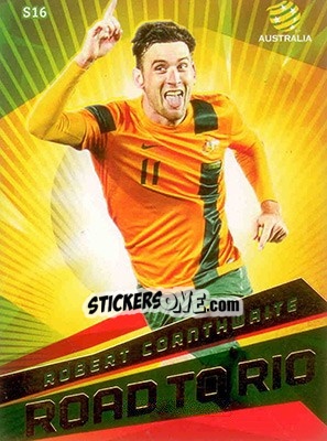 Sticker Robert Cornthwalte - SE Products Australian A-League 2013-2014 - NO EDITOR