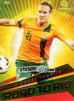 Sticker Michael Thwaite - SE Products Australian A-League 2013-2014 - NO EDITOR