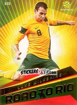 Sticker Luke Wilkshire - SE Products Australian A-League 2013-2014 - NO EDITOR