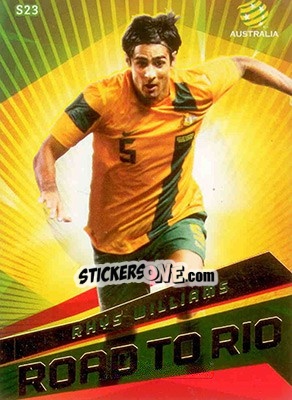 Sticker Rhys Williams - SE Products Australian A-League 2013-2014 - NO EDITOR