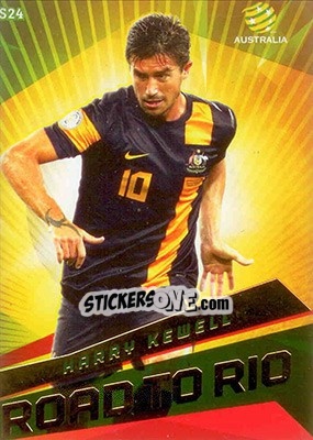 Sticker Harry Kewell - SE Products Australian A-League 2013-2014 - NO EDITOR