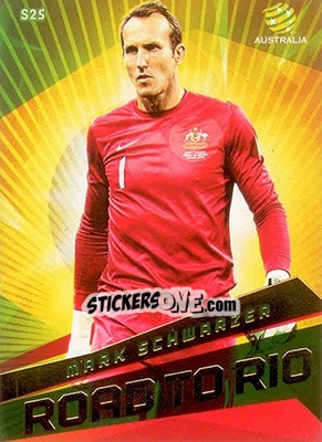 Sticker Mirk Schwarzer - SE Products Australian A-League 2013-2014 - NO EDITOR