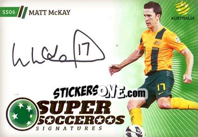 Cromo Matt McKay - SE Products Australian A-League 2013-2014 - NO EDITOR