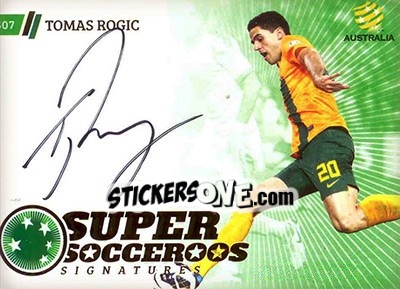 Sticker Tomas Rogic - SE Products Australian A-League 2013-2014 - NO EDITOR