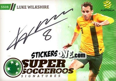 Cromo Luke Wilkshire - SE Products Australian A-League 2013-2014 - NO EDITOR