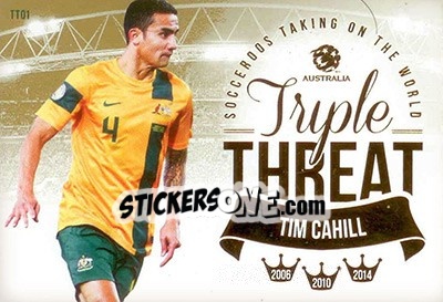 Sticker Tim Cahill - SE Products Australian A-League 2013-2014 - NO EDITOR