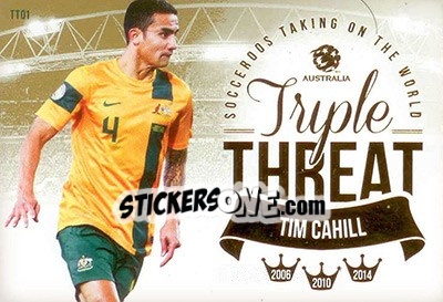 Sticker Tim Cahill - SE Products Australian A-League 2013-2014 n. TT1 - NO EDITOR