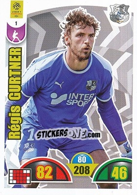 Sticker Régis Gurtner - FOOT 2018-2019. Adrenalyn XL n. 1 - Panini
