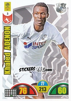 Cromo Khaled Adenon - FOOT 2018-2019. Adrenalyn XL - Panini