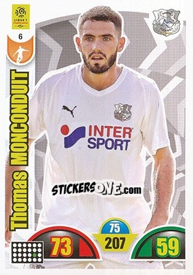 Sticker Thomas Monconduit - FOOT 2018-2019. Adrenalyn XL n. 6 - Panini