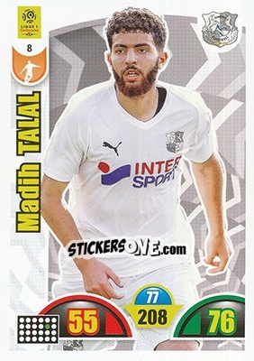 Sticker Madhi Talal - FOOT 2018-2019. Adrenalyn XL n. 8 - Panini