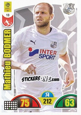 Sticker Mathieu Bodmer - FOOT 2018-2019. Adrenalyn XL - Panini