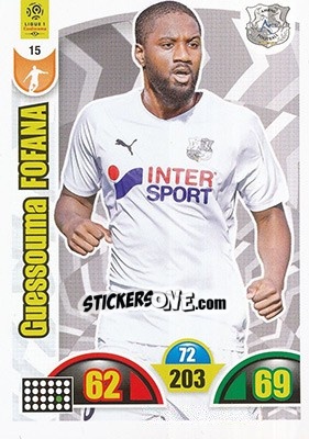 Cromo Guessouma Fofana - FOOT 2018-2019. Adrenalyn XL - Panini