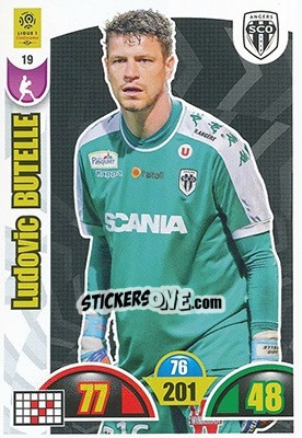 Sticker Ludovic Butelle - FOOT 2018-2019. Adrenalyn XL n. 19 - Panini