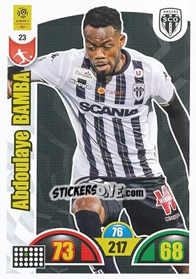 Sticker Abdoulaye Bamba - FOOT 2018-2019. Adrenalyn XL n. 23 - Panini