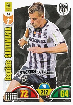Sticker Baptiste Santamaria - FOOT 2018-2019. Adrenalyn XL n. 24 - Panini