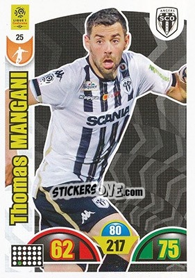 Sticker Thomas Mangani - FOOT 2018-2019. Adrenalyn XL n. 25 - Panini