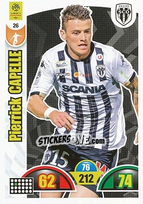 Sticker Pierrick Capelle - FOOT 2018-2019. Adrenalyn XL n. 26 - Panini