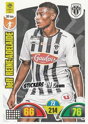 Sticker Jeff Reine-Adelaide - FOOT 2018-2019. Adrenalyn XL n. 30bis - Panini