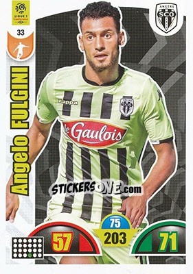 Sticker Angelo Fulgini - FOOT 2018-2019. Adrenalyn XL n. 33 - Panini