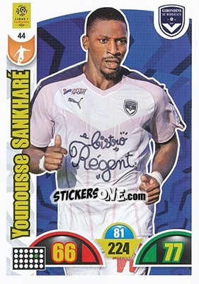 Sticker Younousse Sankharé - FOOT 2018-2019. Adrenalyn XL n. 44 - Panini