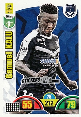 Sticker Samuel Kalu - FOOT 2018-2019. Adrenalyn XL n. 46bis - Panini