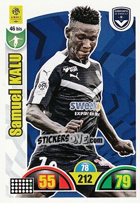 Sticker Samuel Kalu - FOOT 2018-2019. Adrenalyn XL - Panini