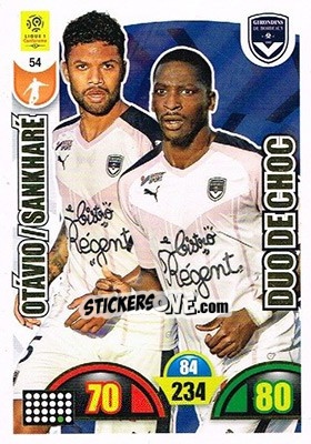 Sticker Otávio / Younousse Sankharé - FOOT 2018-2019. Adrenalyn XL n. 54 - Panini
