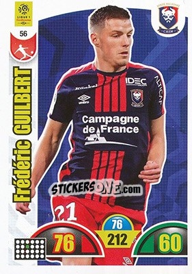 Sticker Frédéric Guilbert - FOOT 2018-2019. Adrenalyn XL n. 56 - Panini