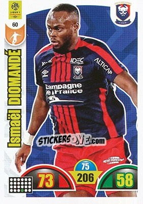 Figurina Ismaël Diomandé - FOOT 2018-2019. Adrenalyn XL - Panini