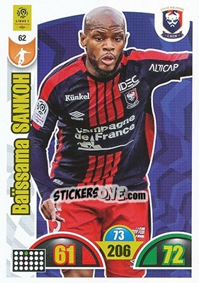 Sticker Baïssama Sankoh - FOOT 2018-2019. Adrenalyn XL n. 62 - Panini
