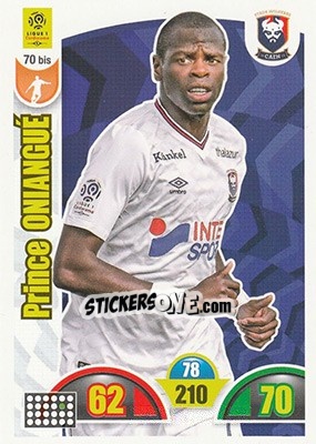 Sticker Prince Oniangué - FOOT 2018-2019. Adrenalyn XL n. 70bis - Panini