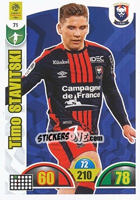 Sticker Timo Stavitski - FOOT 2018-2019. Adrenalyn XL n. 71 - Panini