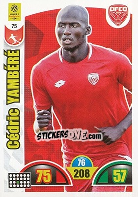 Sticker Cédric Yambéré - FOOT 2018-2019. Adrenalyn XL n. 75 - Panini