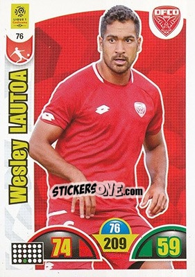 Sticker Wesley Lautoa - FOOT 2018-2019. Adrenalyn XL n. 76 - Panini