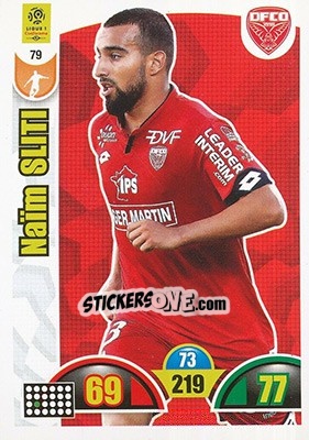 Sticker Naïm Sliti - FOOT 2018-2019. Adrenalyn XL n. 79 - Panini