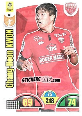 Sticker Kwon Chang-Hoon - FOOT 2018-2019. Adrenalyn XL n. 80 - Panini