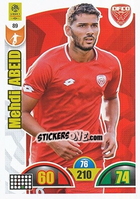 Sticker Mehdi Abeid - FOOT 2018-2019. Adrenalyn XL n. 89 - Panini